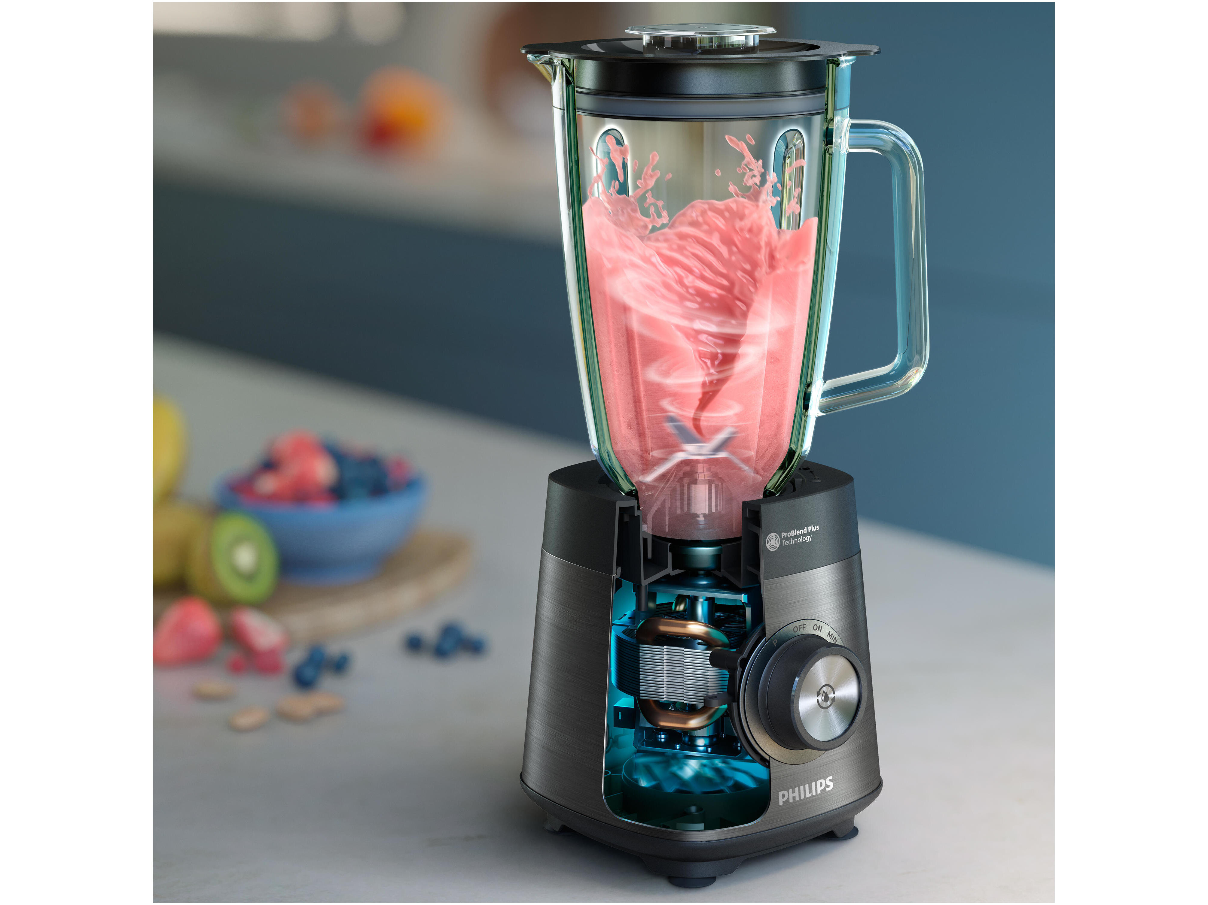 LIQUIDIFICADORA PHILIPS HR3040/00 1200W 1.25L