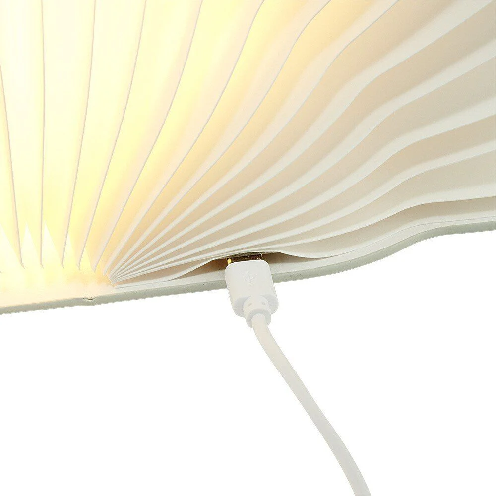 Lampe veilleuse forme livre dépliant