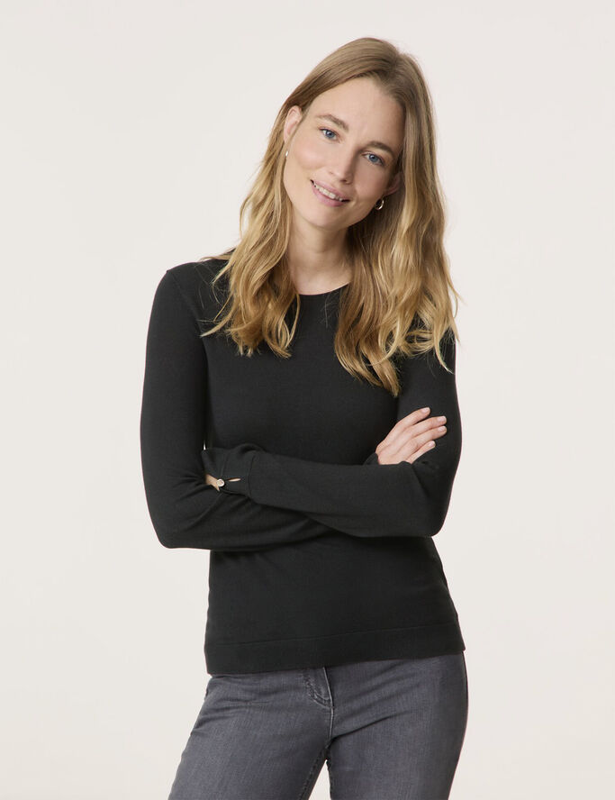 Gerry Weber PULLOVER 1/1 SLEEVE Black