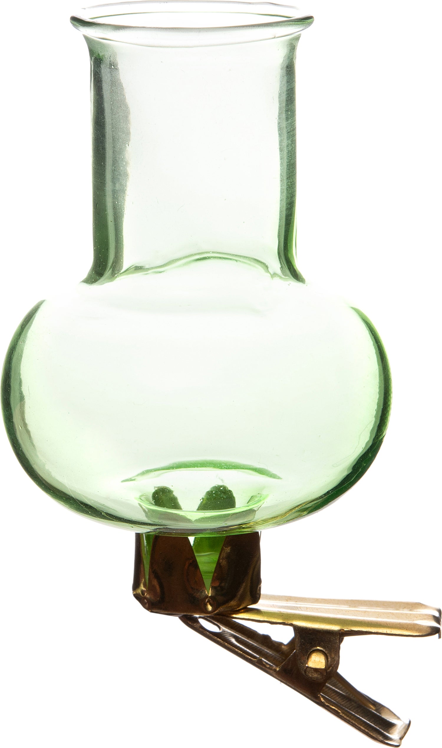 Intratuin vaas op clip groen smal D 3,9 H 7,4 cm