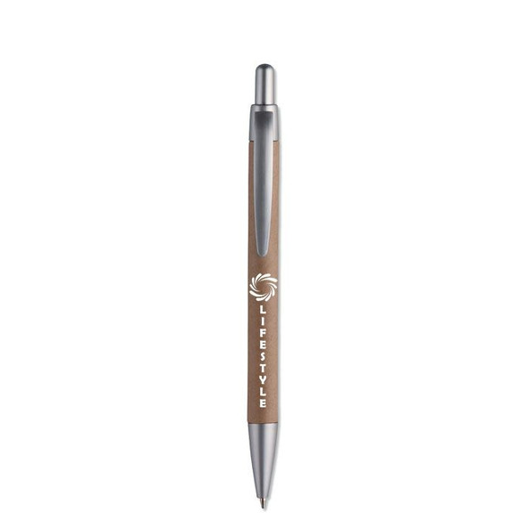 GiftRetail MO8105 - PUSHTON Stylo bille avec corps en cart