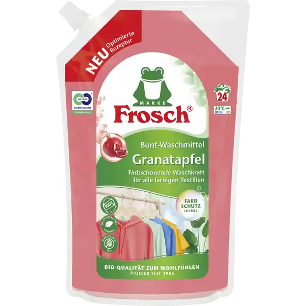 Bunt-Waschmittel Granatapfel flüssig, 24WL