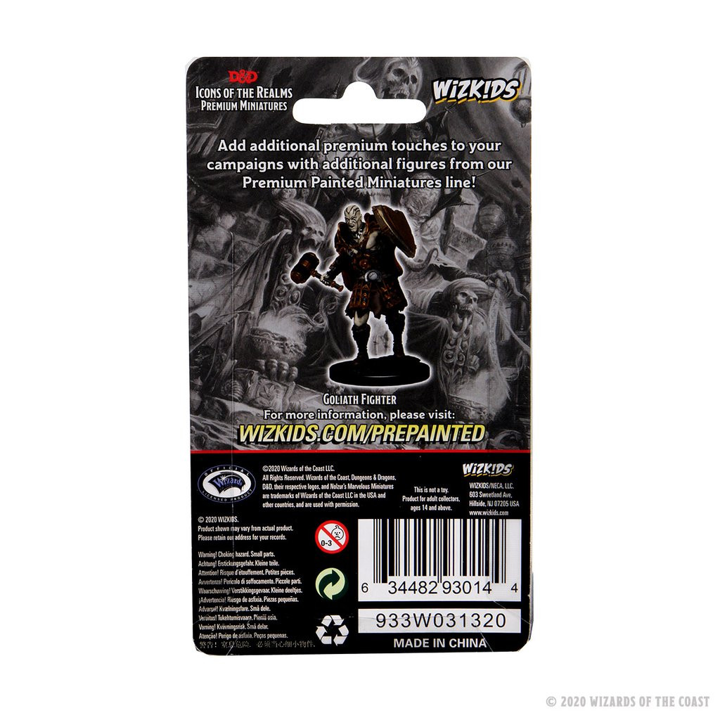 D&D Icons of the Realms Premium Figures - Male Goliath Fighter