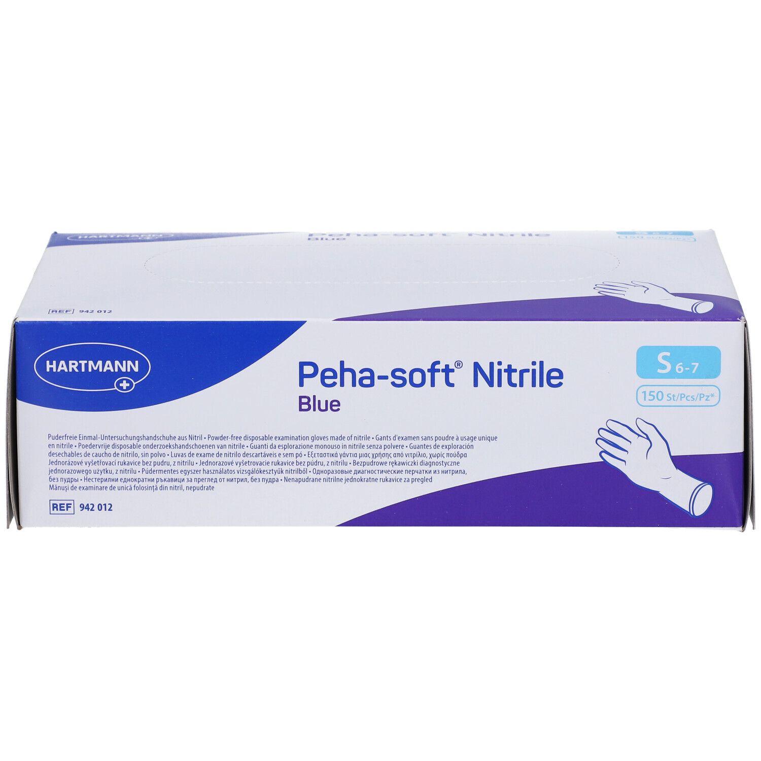 Peha-soft® nitrile blue puderfrei S