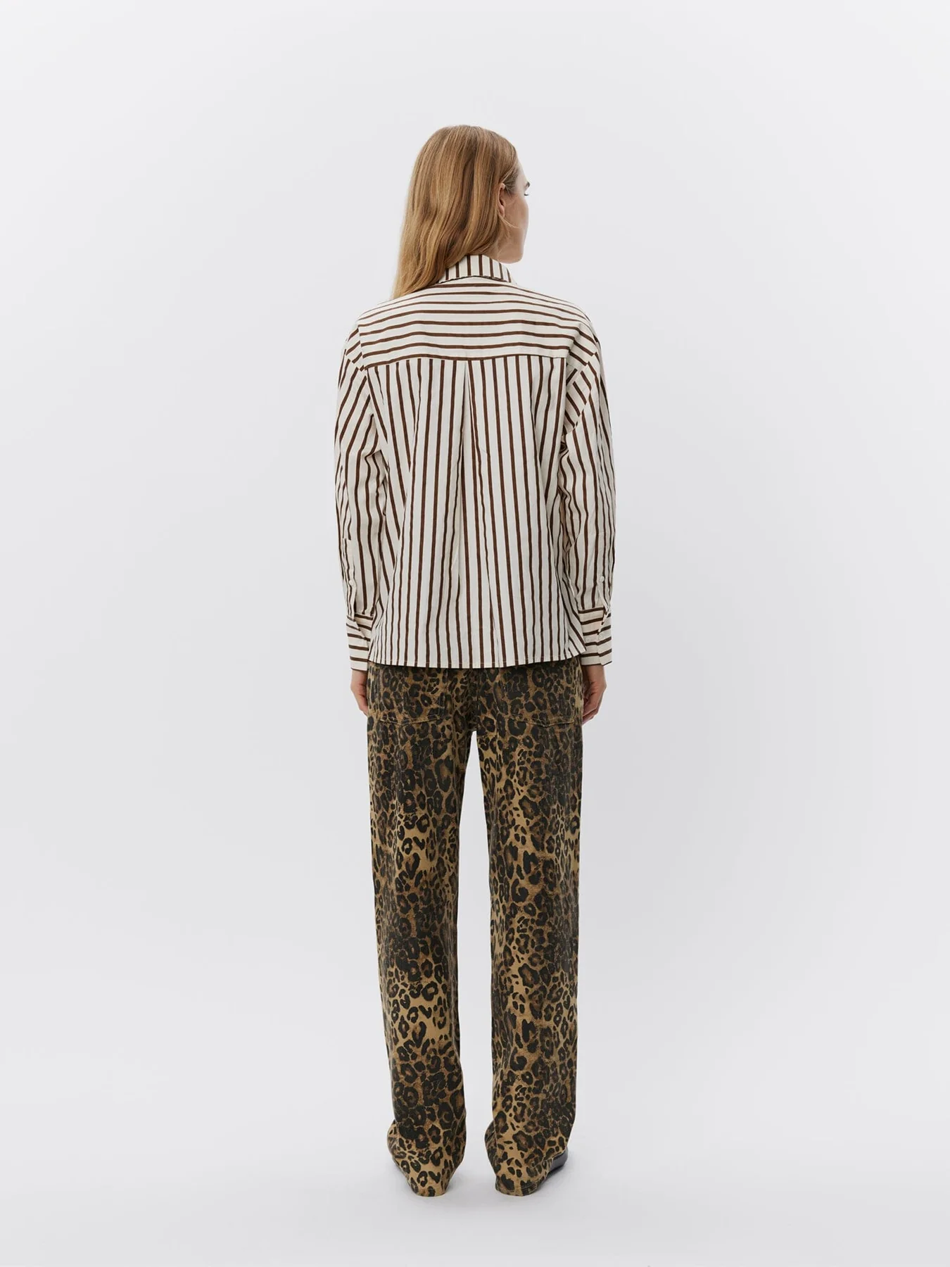 Sofie Schnoor Shirt 7113 brown striped