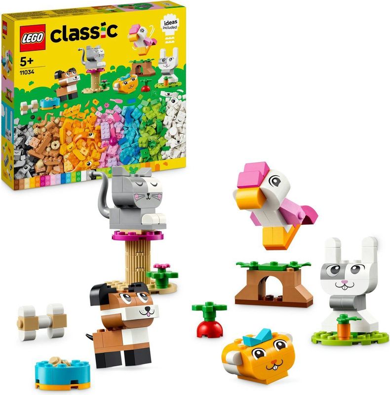 LEGO - Classic - Dieren Speelgoed - Bouwstenen - Creatieve Huisdieren