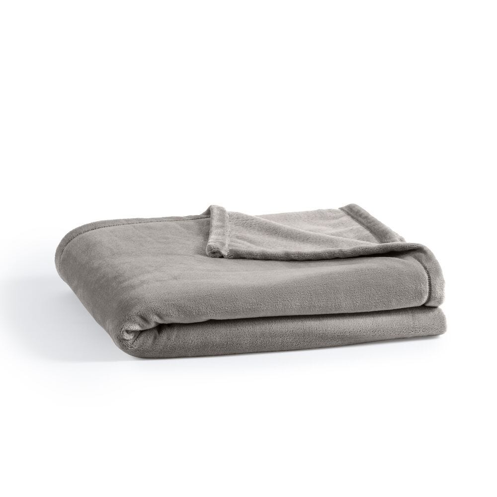 Großformatige Polarfleece - Decke Flocon Fleece Beige Inuit