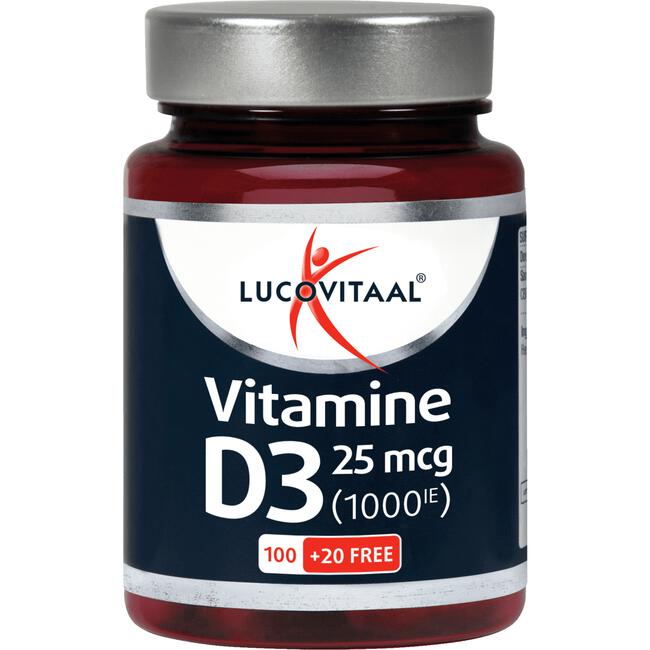 Lucovitaal Vitamine D3 25 mcg Capsules 120 stuks