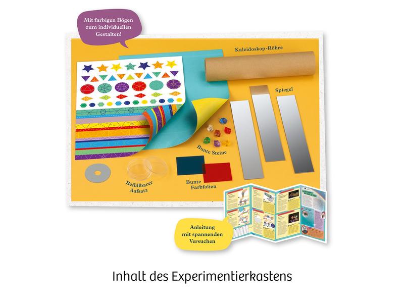 Kosmos Experimentierkasten Kaleidoskop Experimentierspass mit Spiegeln, Licht und strahlenden Farben!