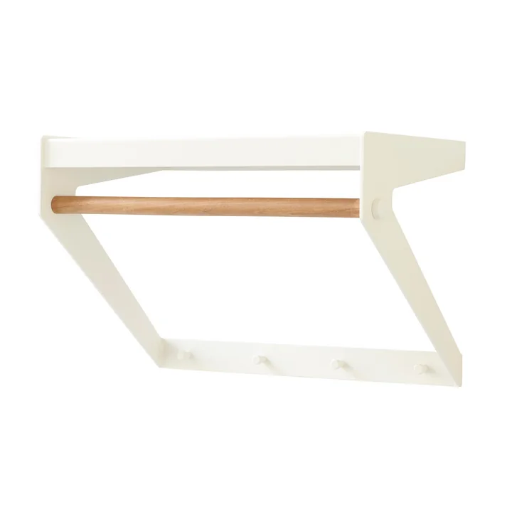 Cane-line - Copenhagen City Rack, Teak / weiss