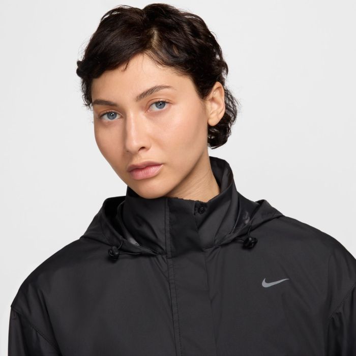 Nike Dame Jakker Swoosh Heathered Fast Repel Jacket Sort