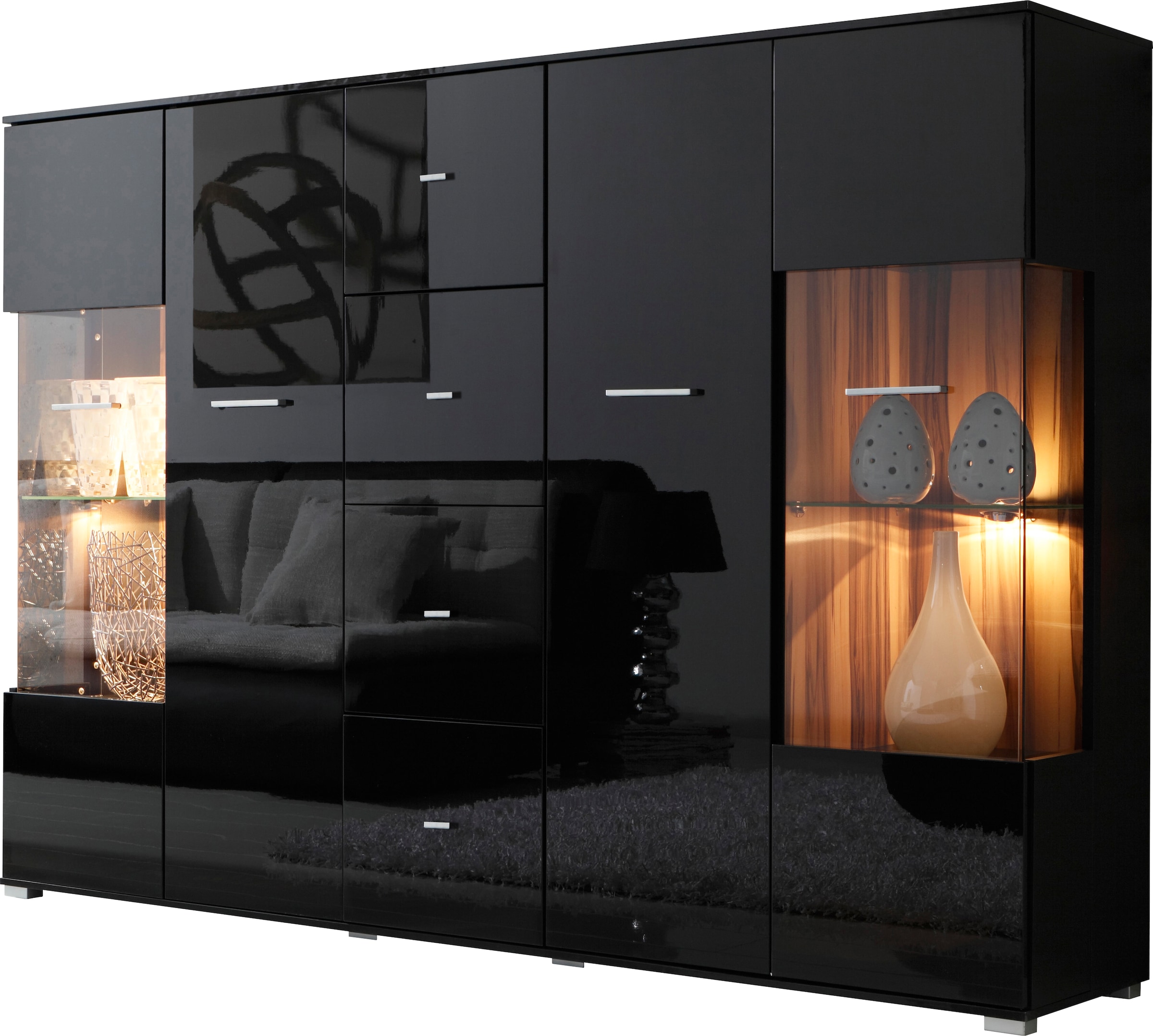 Höltkemeyer Highboard »STYLE« Breite 188 cm, ohne Beleuchtung