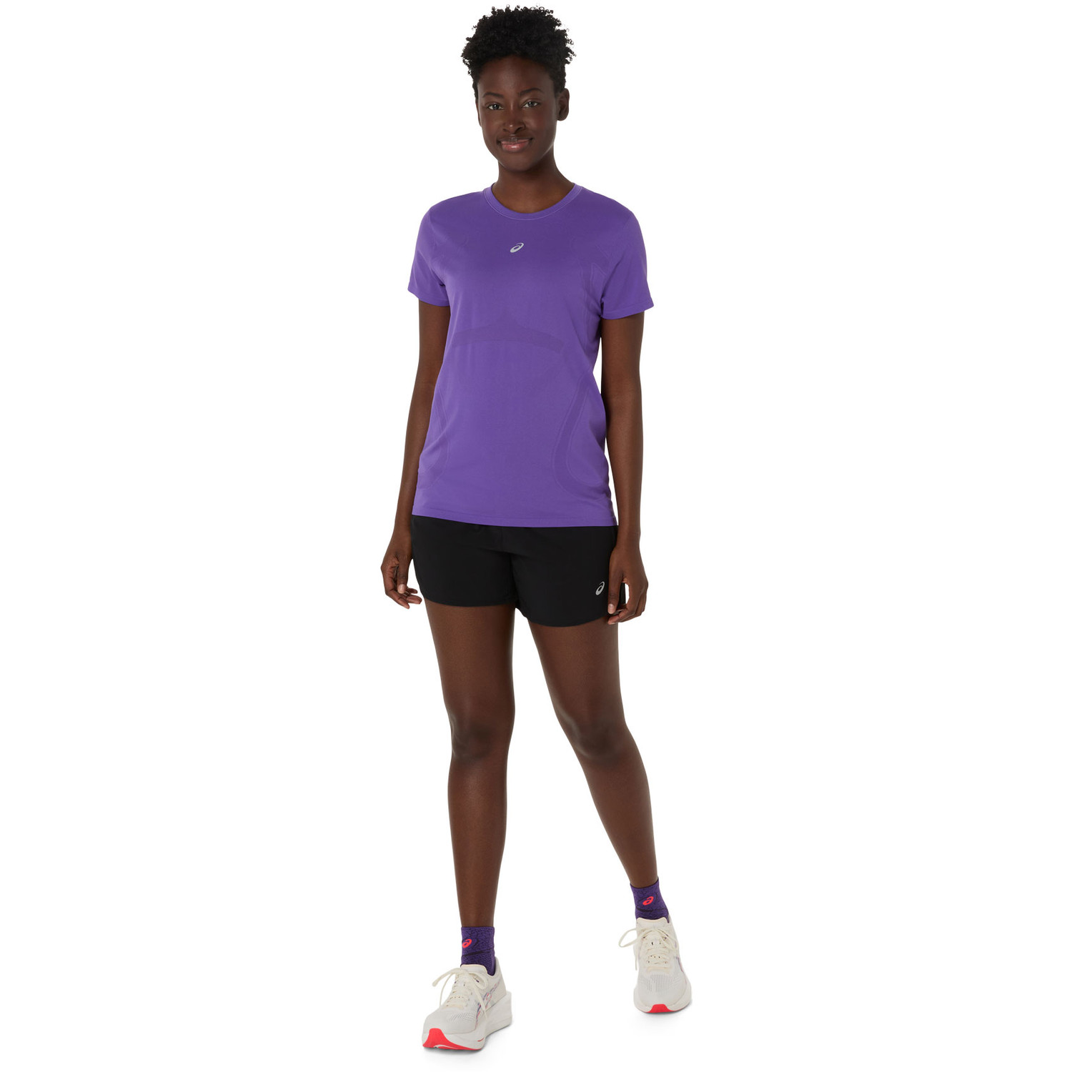 ASICS Shirt 2in1 Short Set Dames