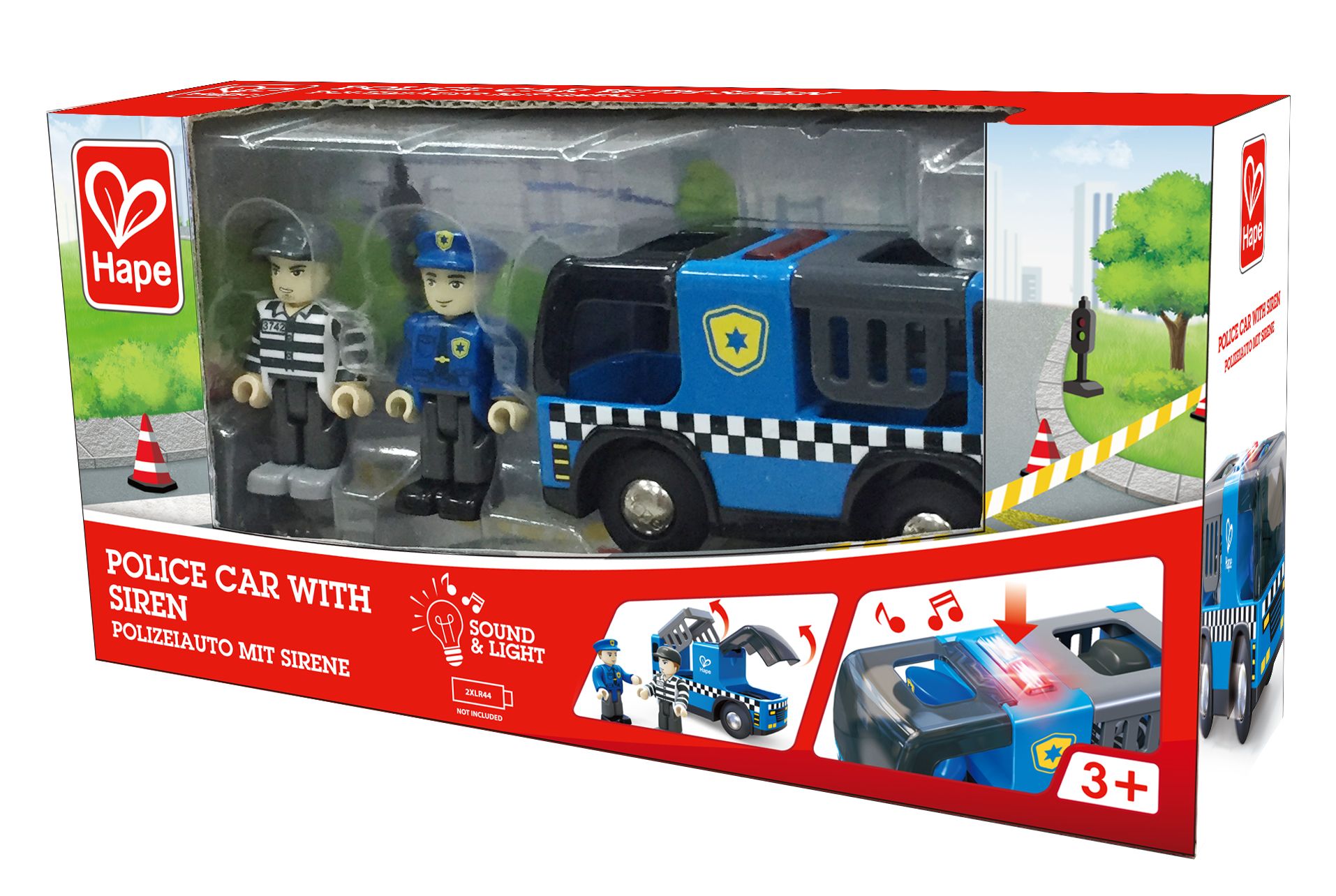 Hape Polizeiauto mit Sirene