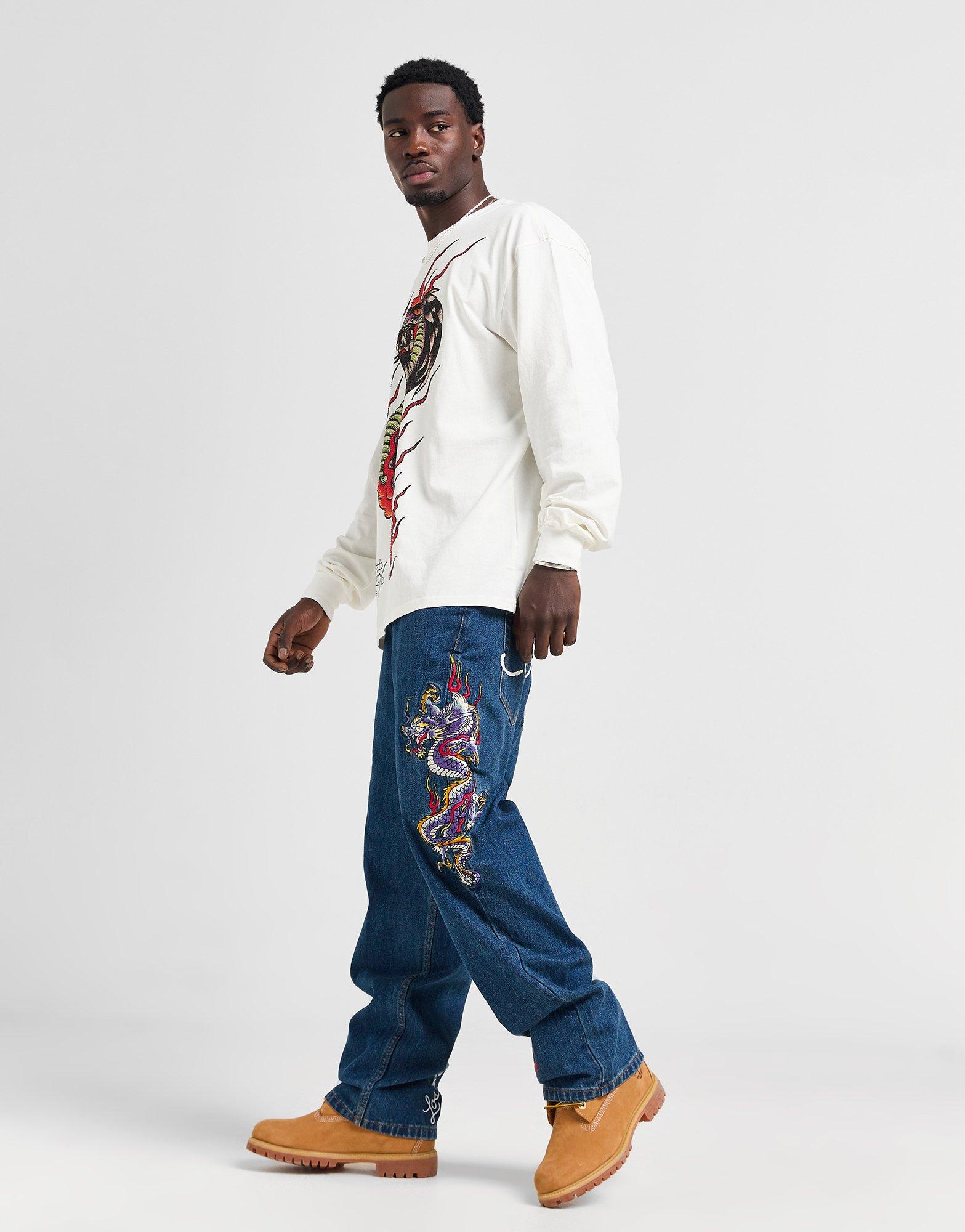 Ed Hardy Jeans baggy Dragon