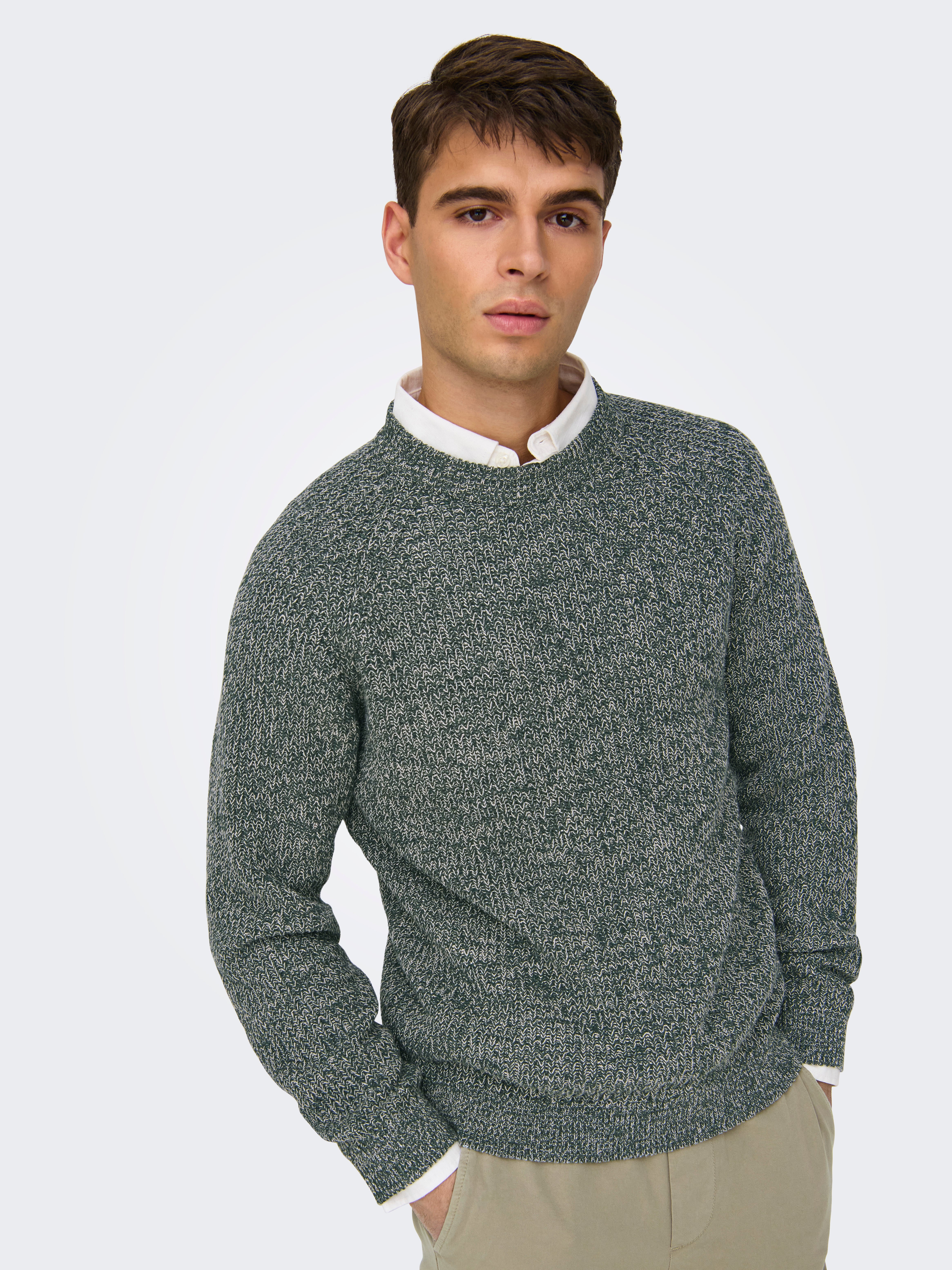 ONSFELIP Pullover Olive Night