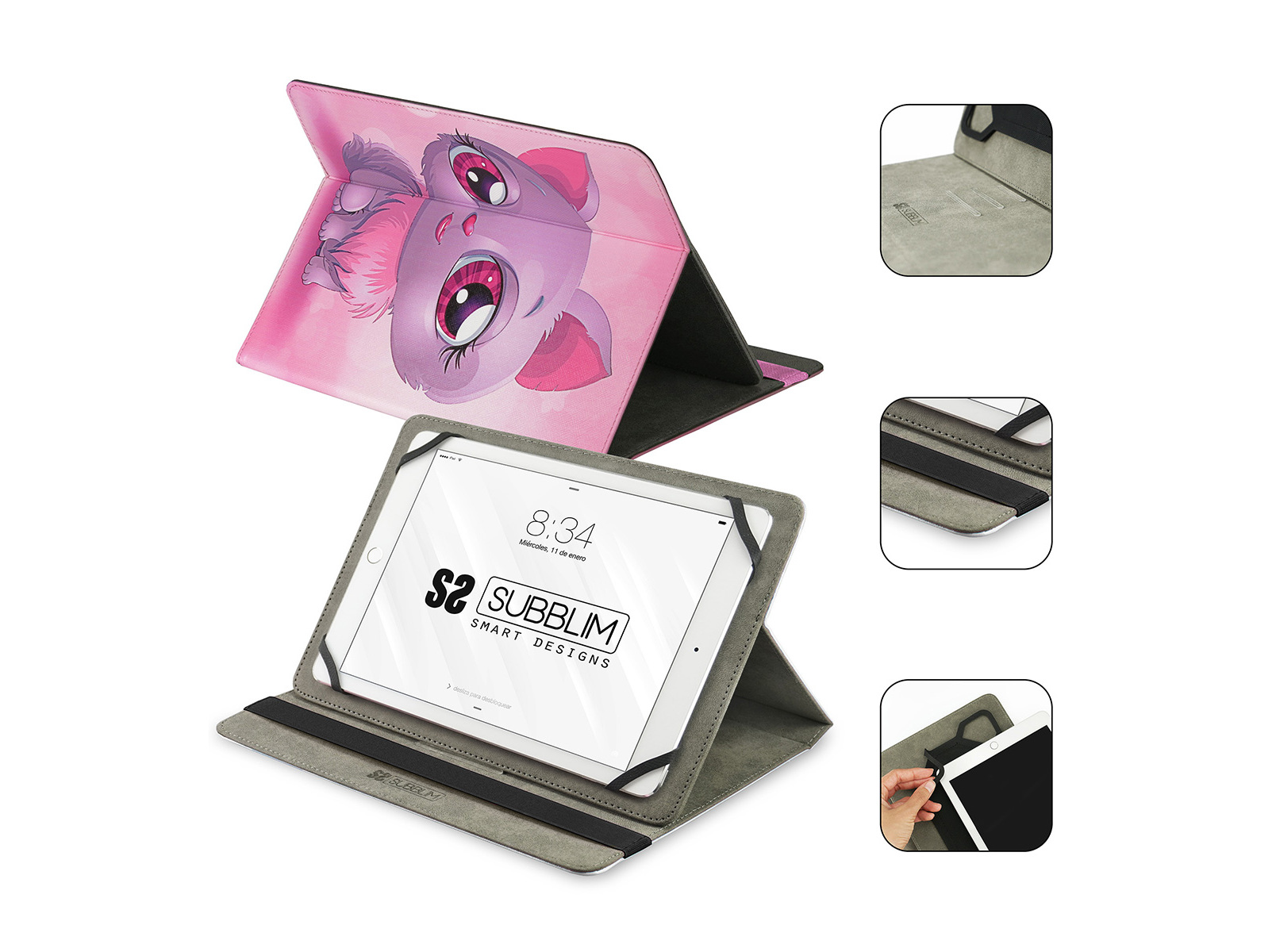 CAPA UNIVERSAL TABLET SUBBLIM ATÉ 10.1\