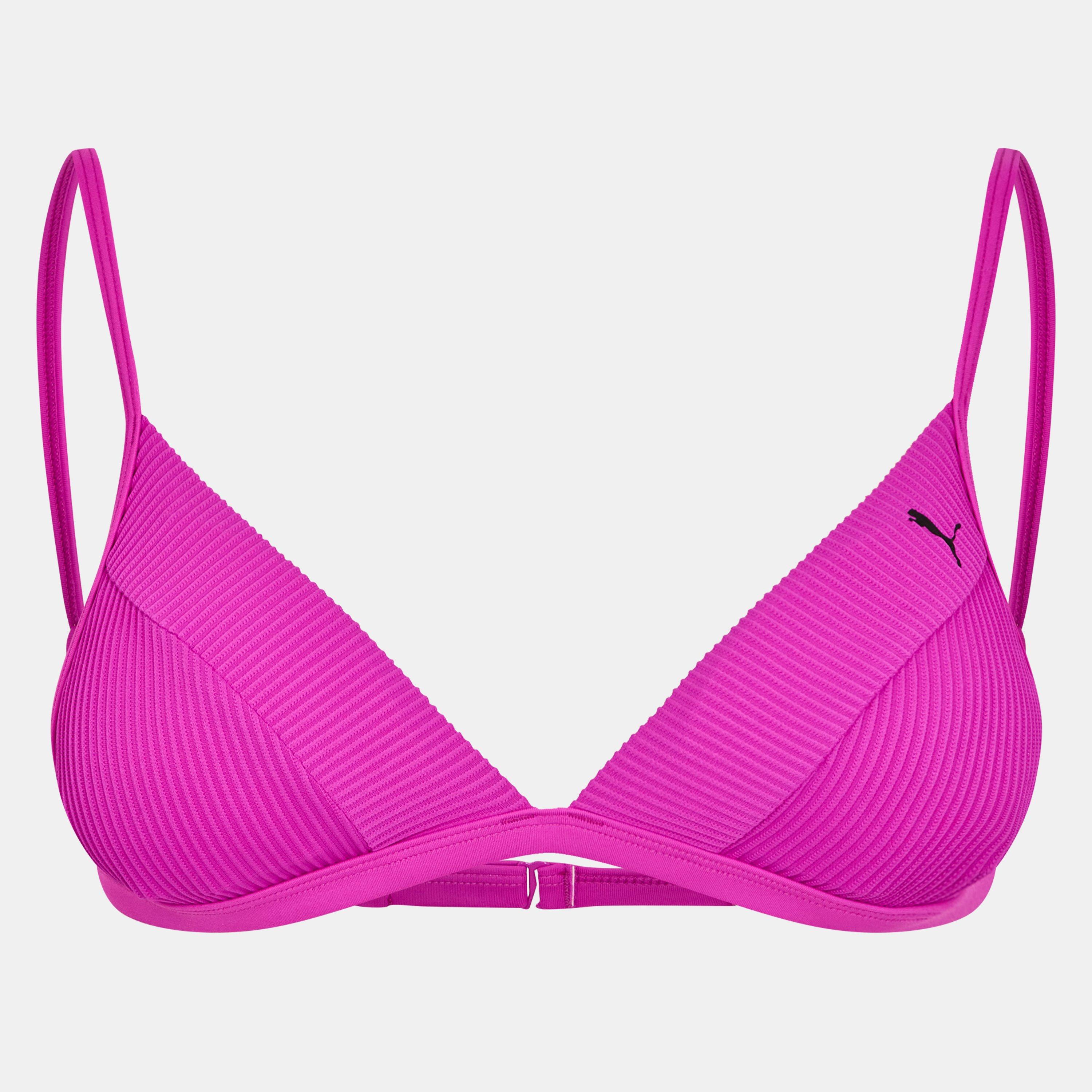 Puma Ribbed Triangle Bikini Top