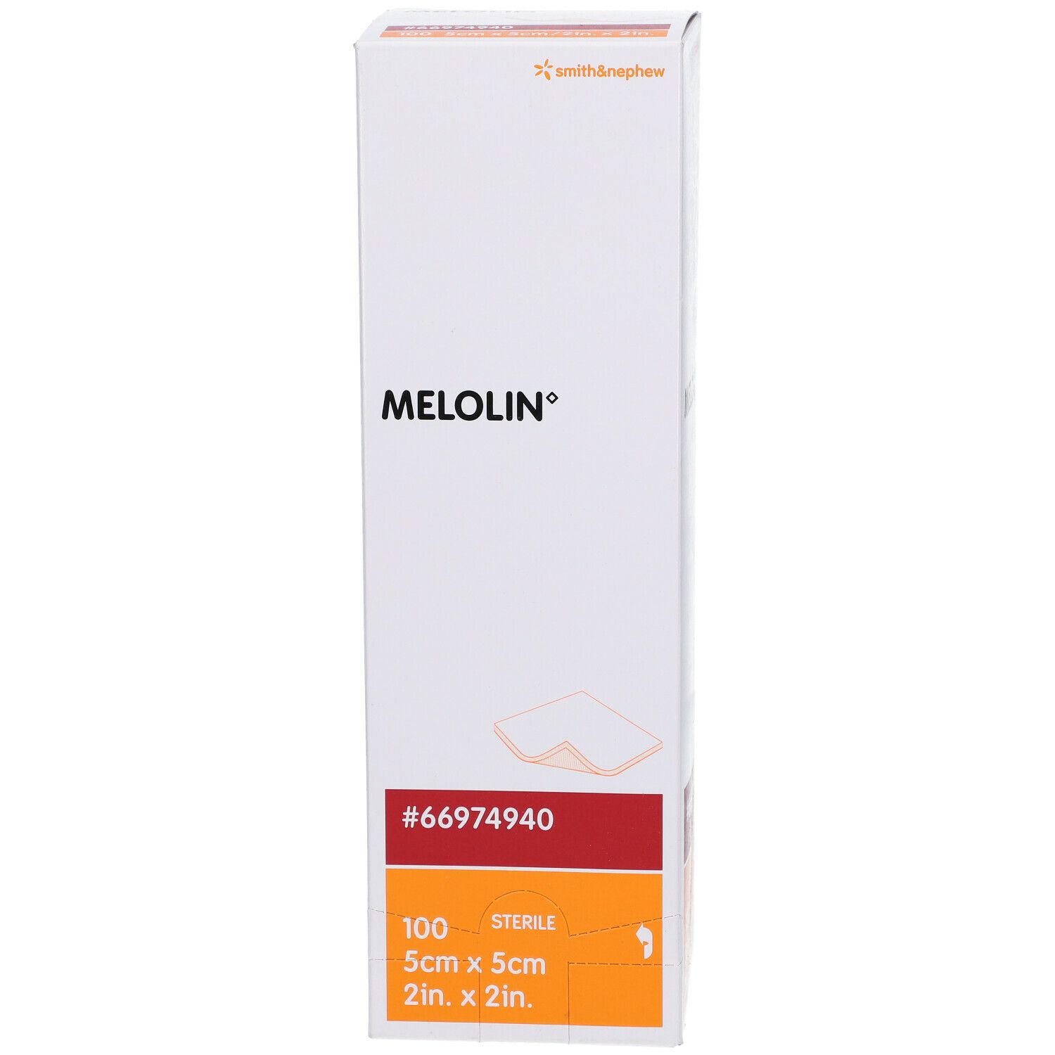 MELOLIN 5x5 cm Wundauflagen steril