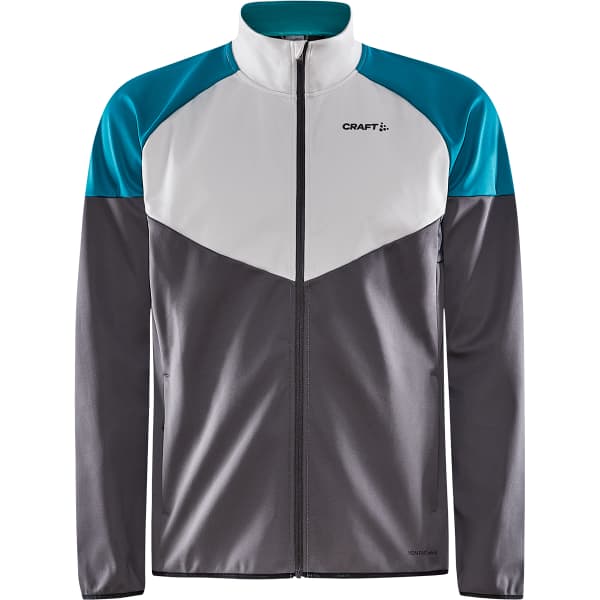 Veste ski de fond CRAFT CORE GLIDE BLOCK JACKET M ASH-DEEP LAKE