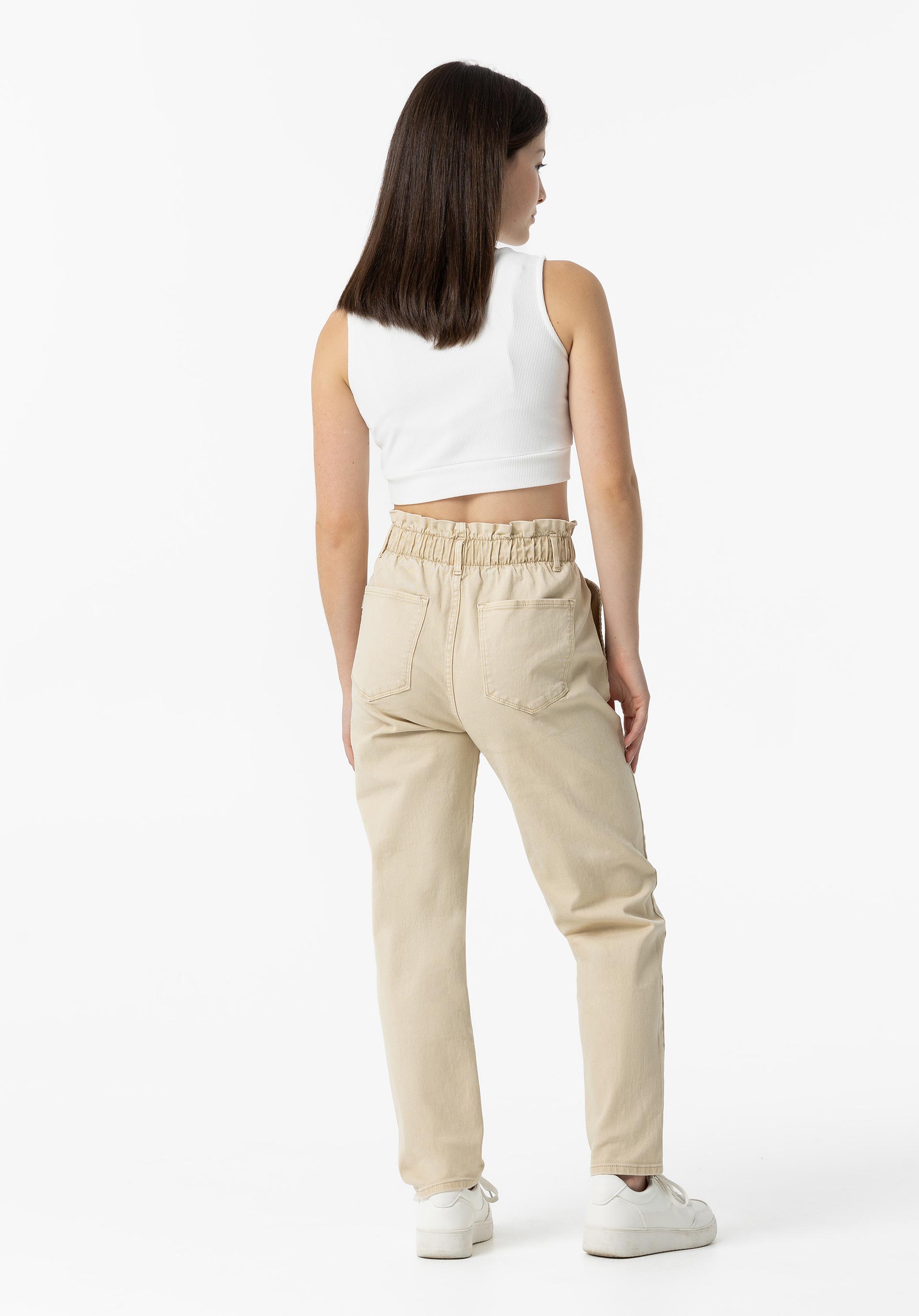 Jeans Millie Paperbag Cintura Alta