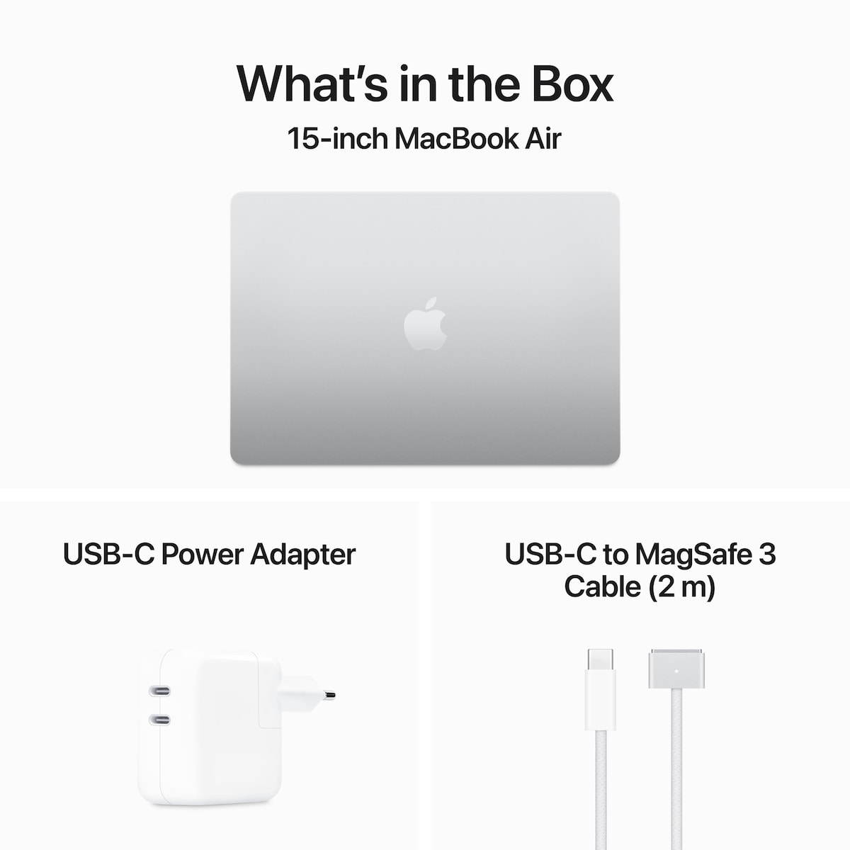 MacBook Air 15,3 M3 16/256GB (Sølv)