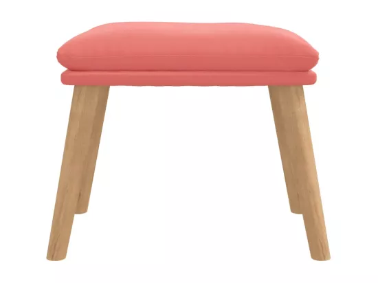 Repose-pied Rose 45x29,5x35 cm Velours