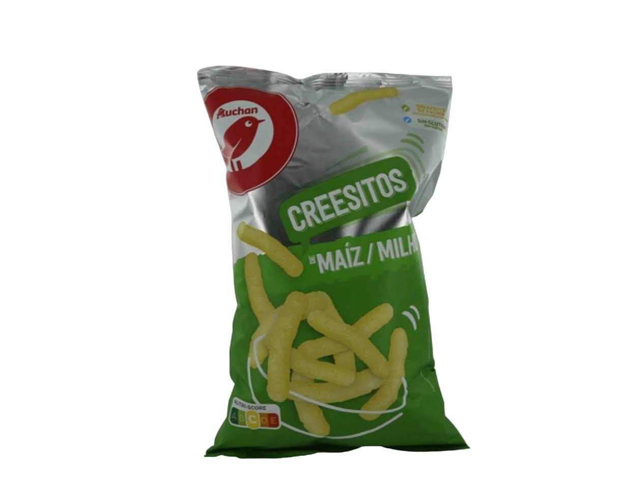 APERITIVOS CREESITOS AUCHAN MILHO 80G