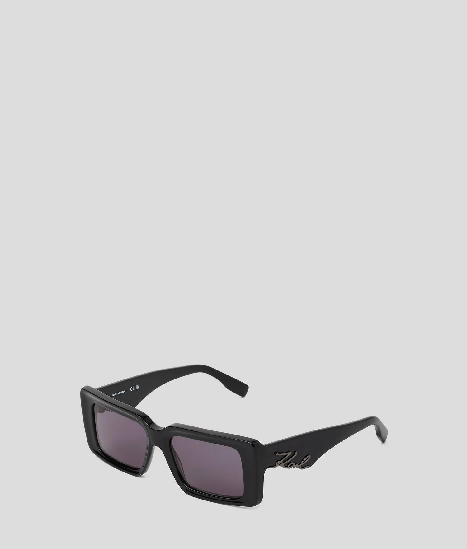 LUNETTES DE SOLEIL AVEC LOGO DÉCOUPÉ KARL SIGNATURE - Noir