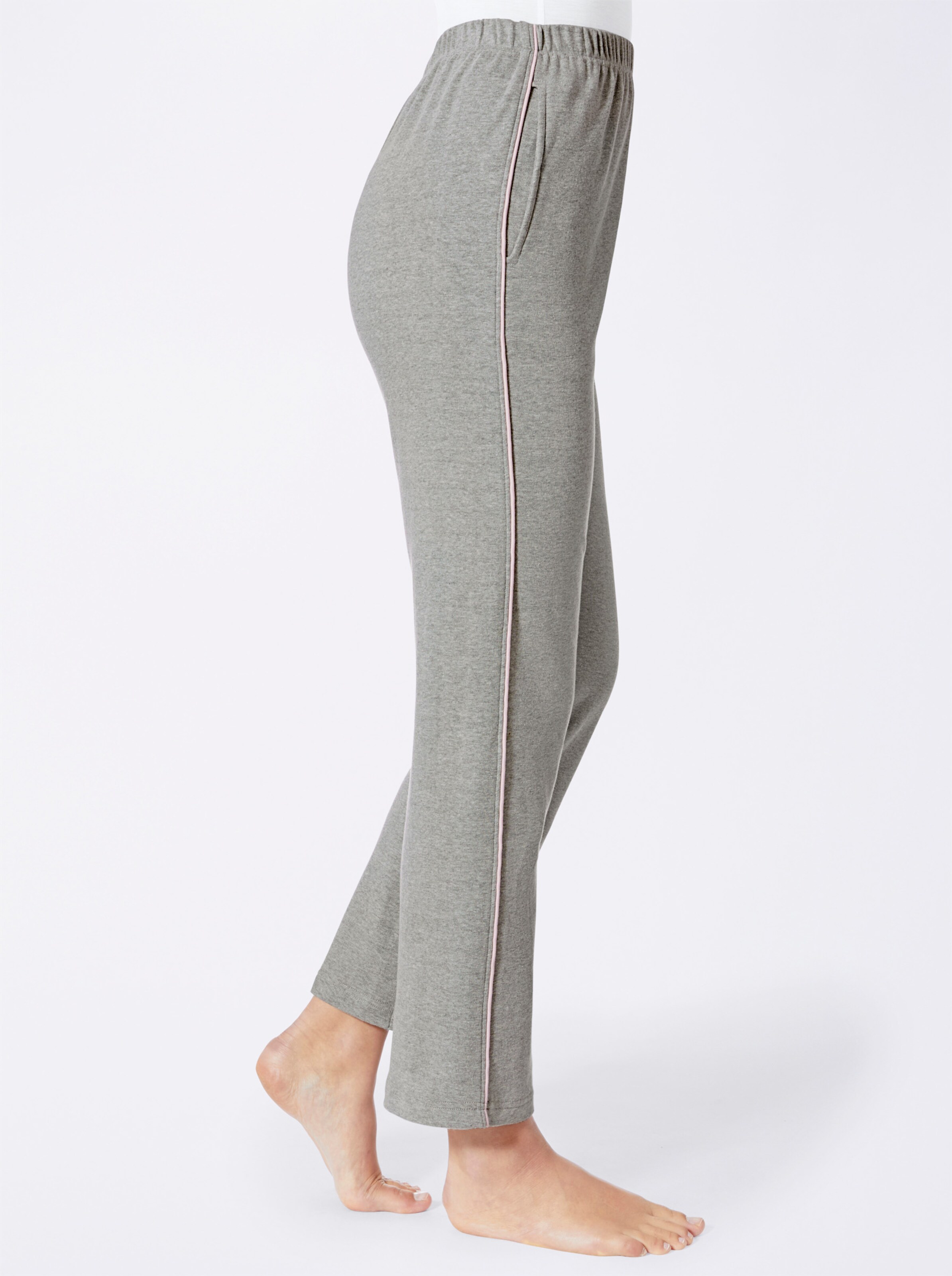 feel good Hose in grau-meliert