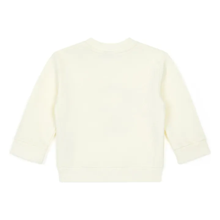 Bonton Sweat Smily Coton Bio | Ecru