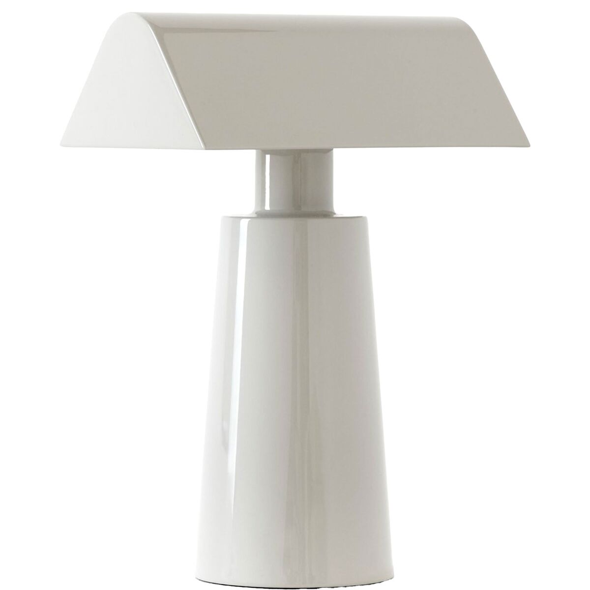 AndTradition Caret MF1 bærbar lampe, silkegrå