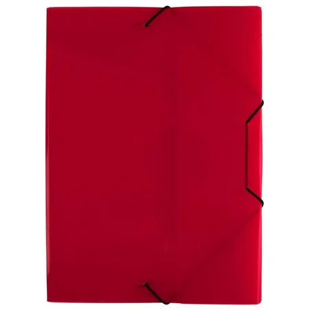 Idena Gummizugmappe DIN A4, transluzent rot