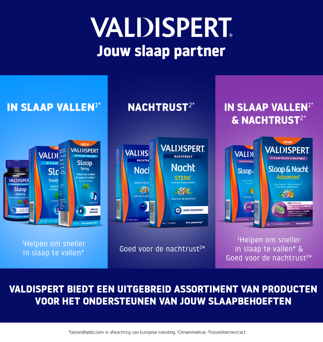 Valdispert Slaap & Nacht Advanced (30 Tabletten)