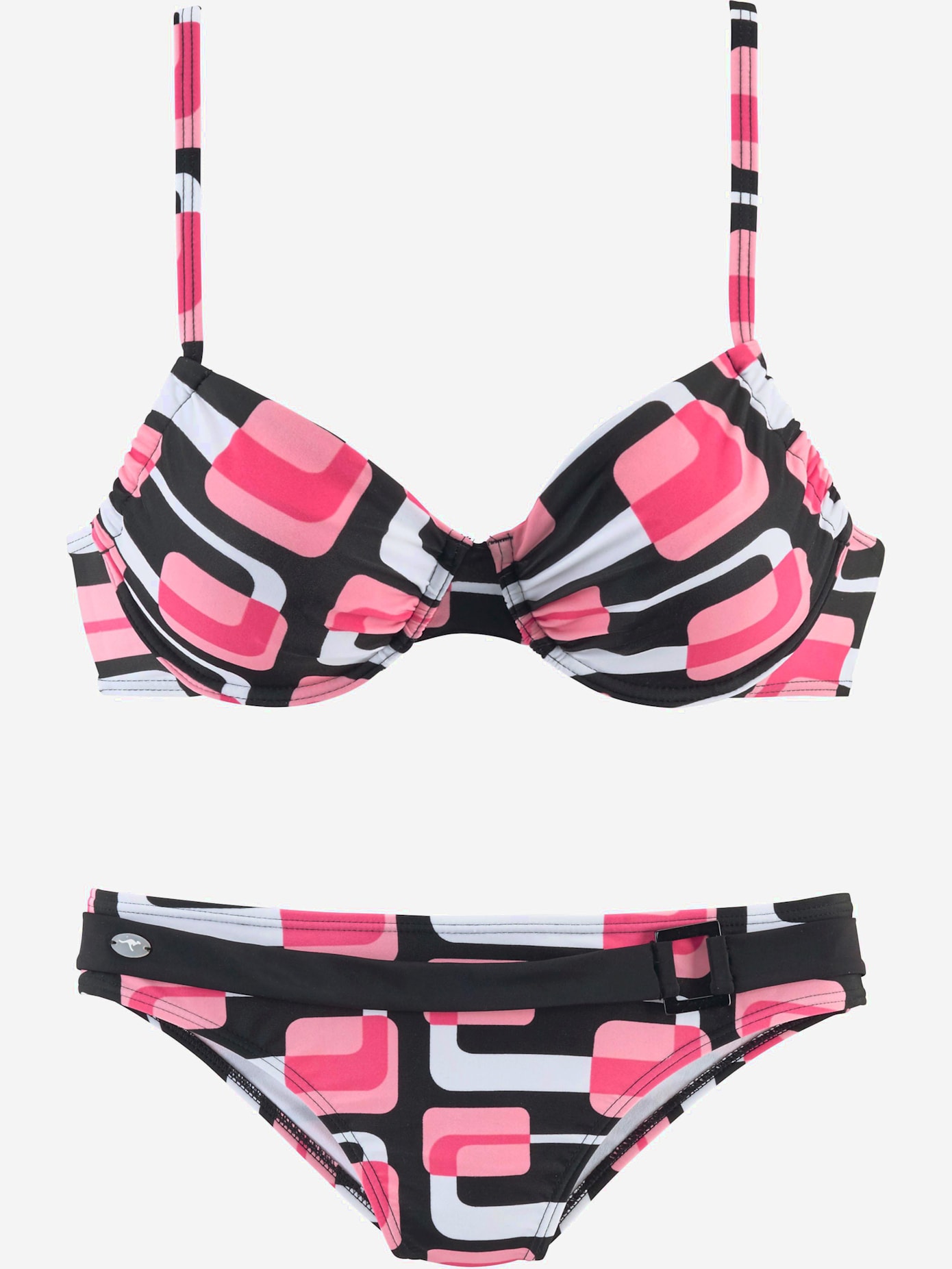 Maillot de bain à armatures style rétro tendance