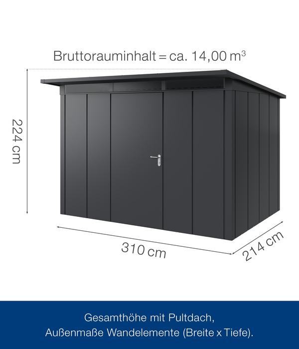 Hörmann Metallgerätehaus Juno JPD12 L-Sk
