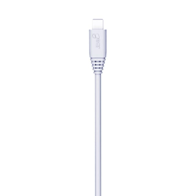 GEAR Lader 12/24V 2xUSB 2,4A + MicroUSB Rund Kabel 1.0m Hvid
