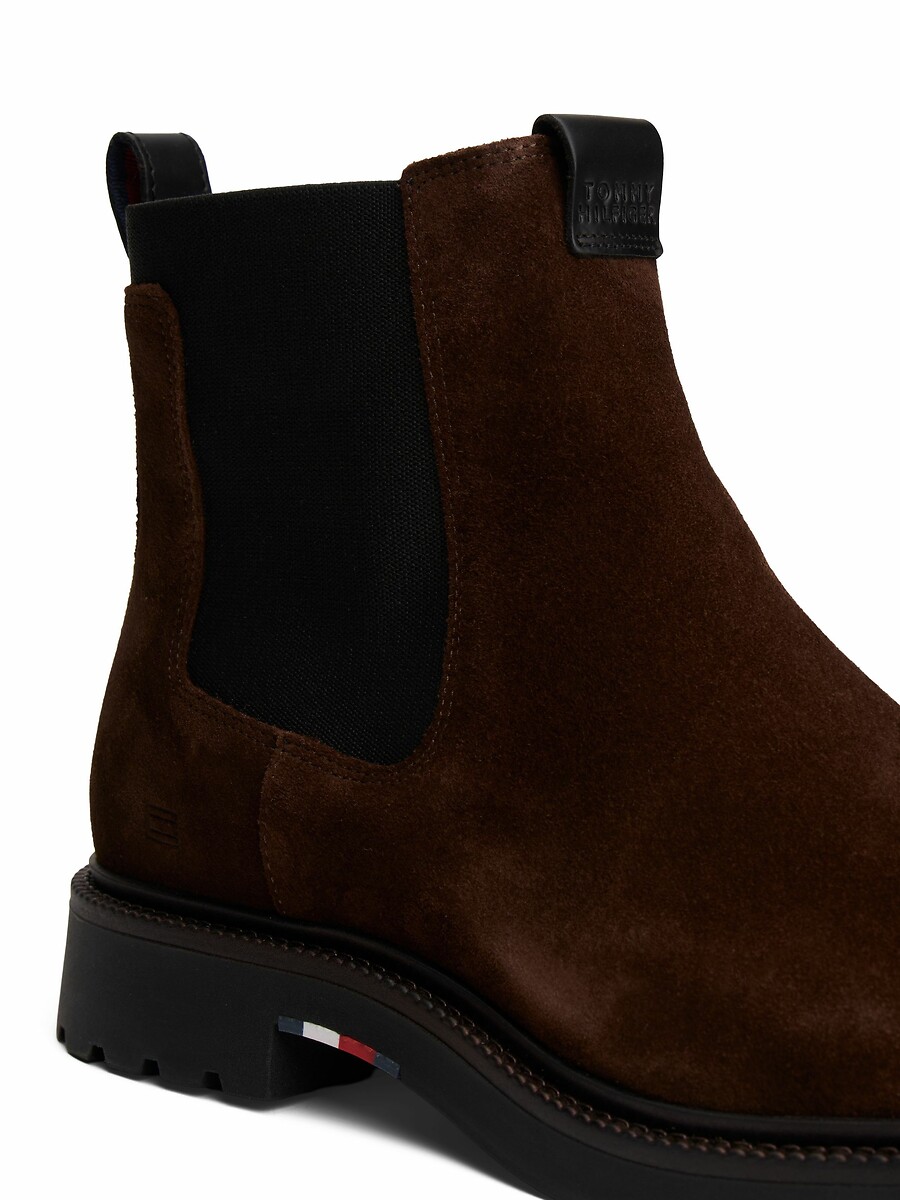 TOMMY HILFIGER<br>Botas Chelsea de camurça