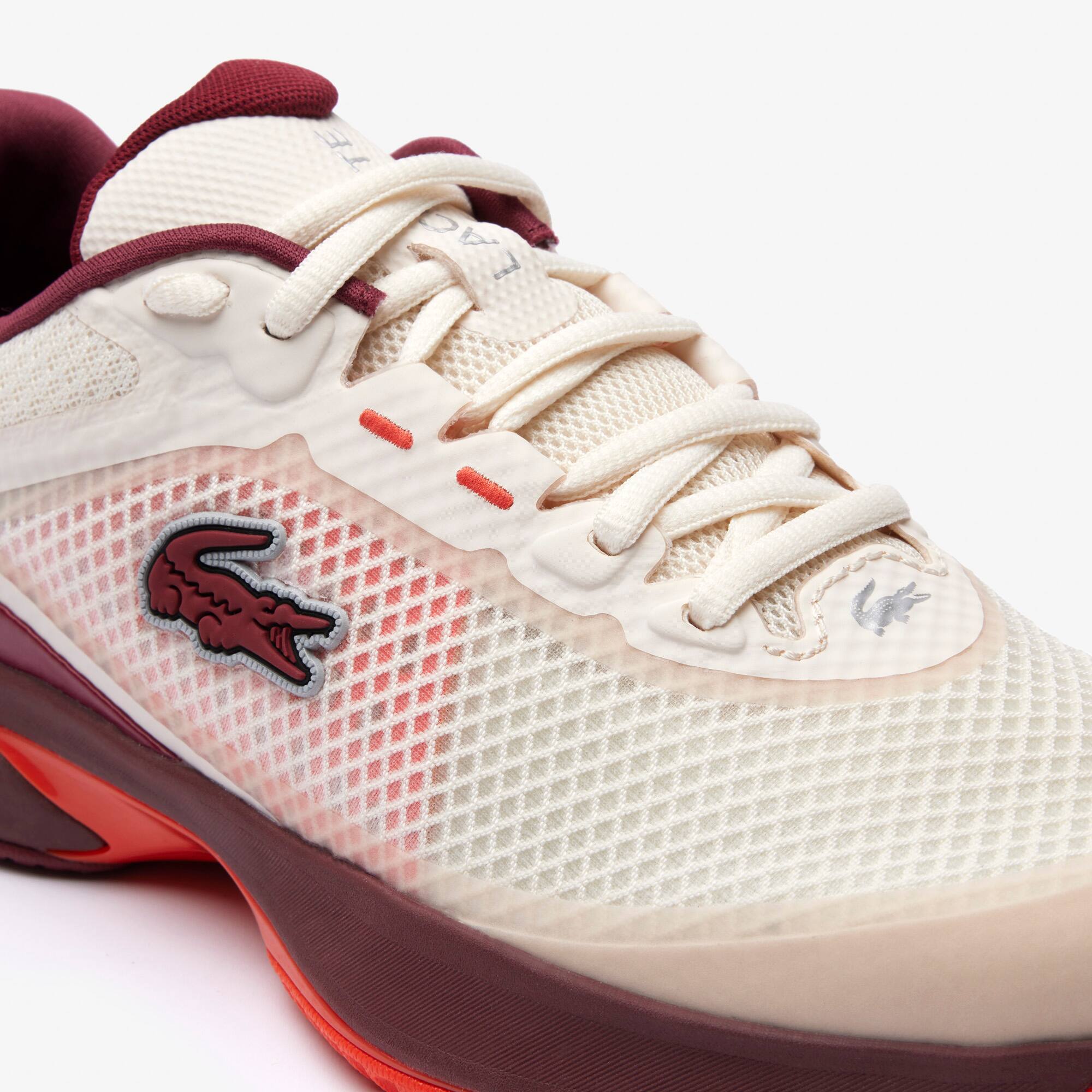 Chaussures de tennis Tech Point femme en textile Performance - Blanc - Lacoste - Femme