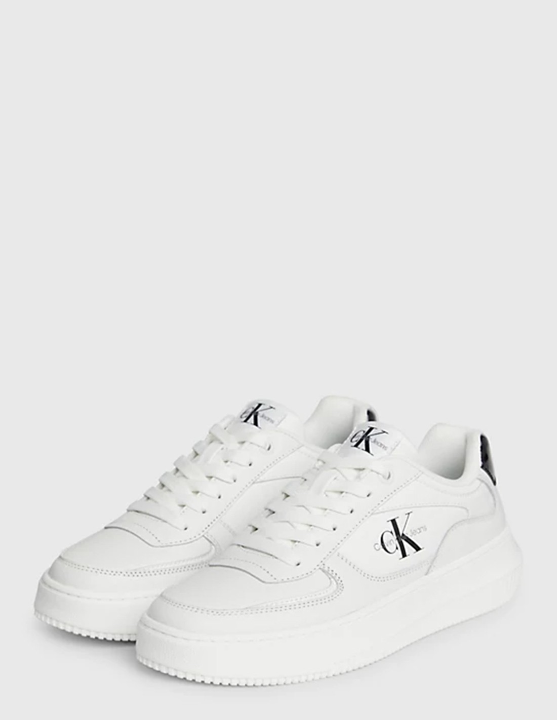 calvin klein Baskets de ville femme chunky cupsole low blanc