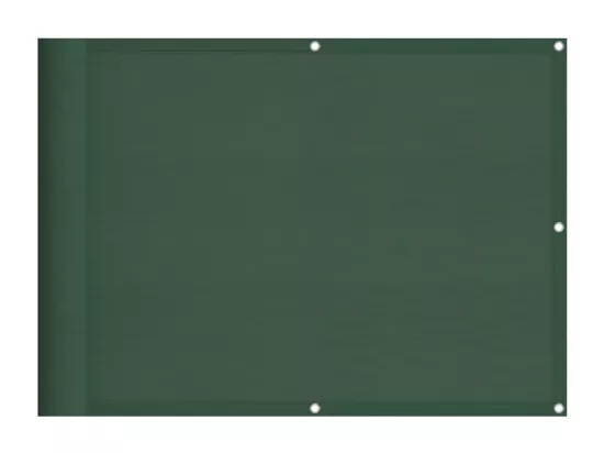 Écran de balcon vert foncé 75x700 cm 100% polyester oxford