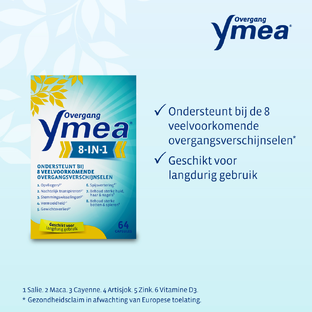 Ymea Overgang 8-in-1 Capsules 64CP