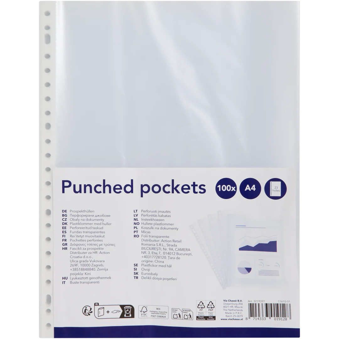 Pochettes plastiques