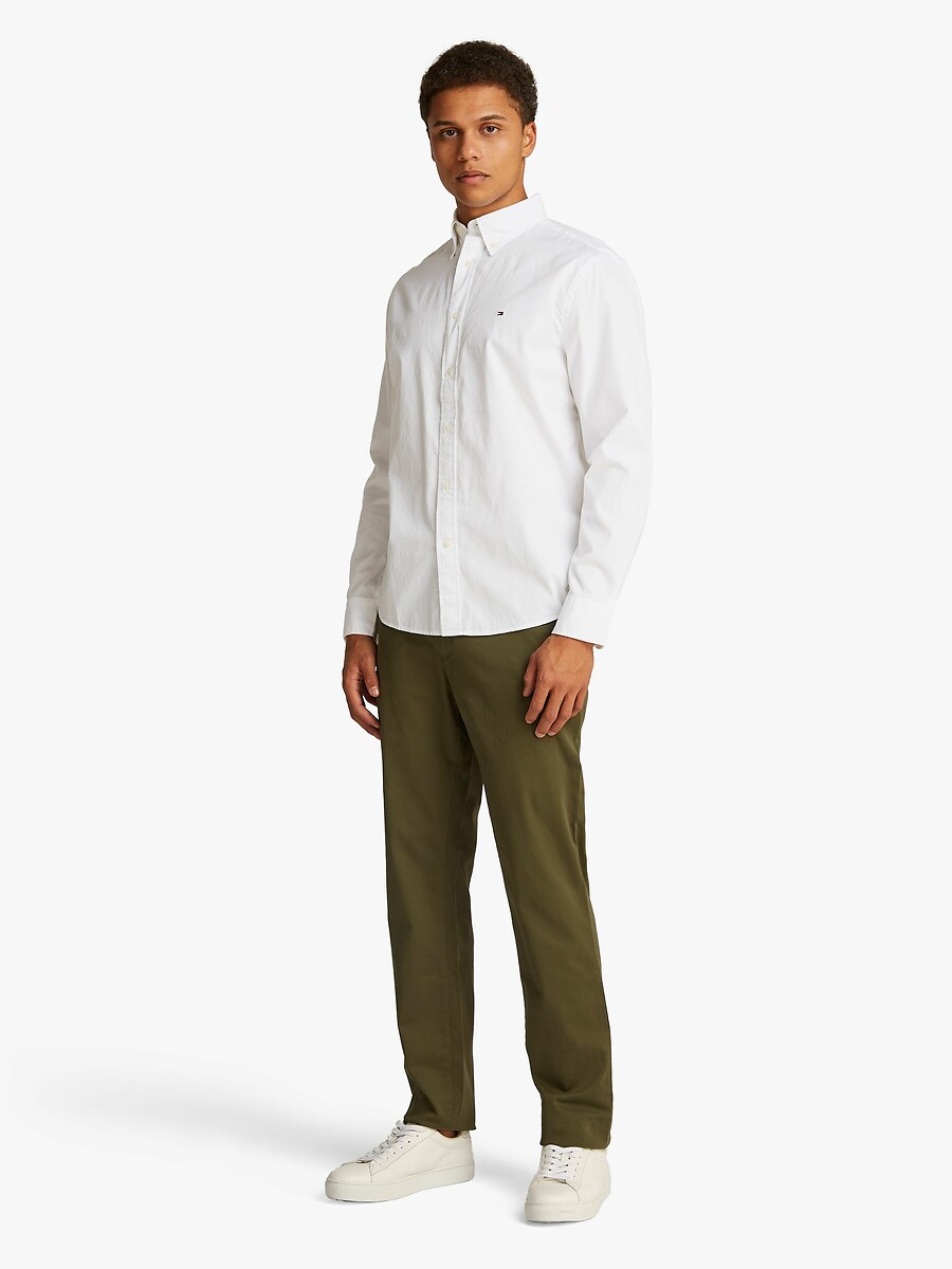 TOMMY HILFIGER<br>Camisa de popeline flexível
