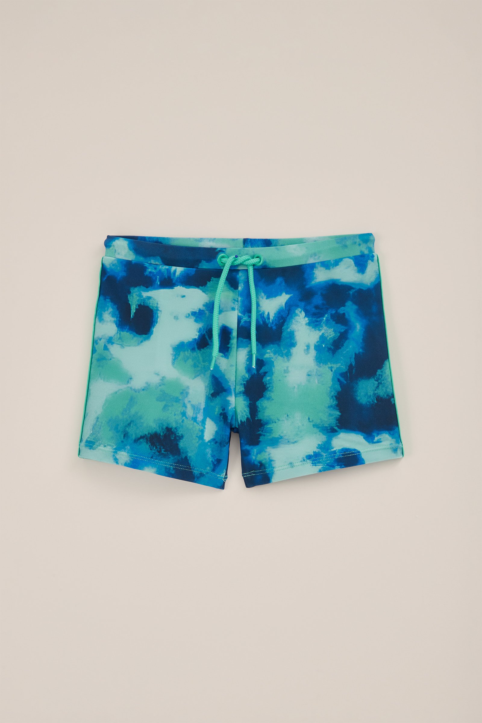 Jongens zwemtrunk met dessin WE Fashion Zeegroen