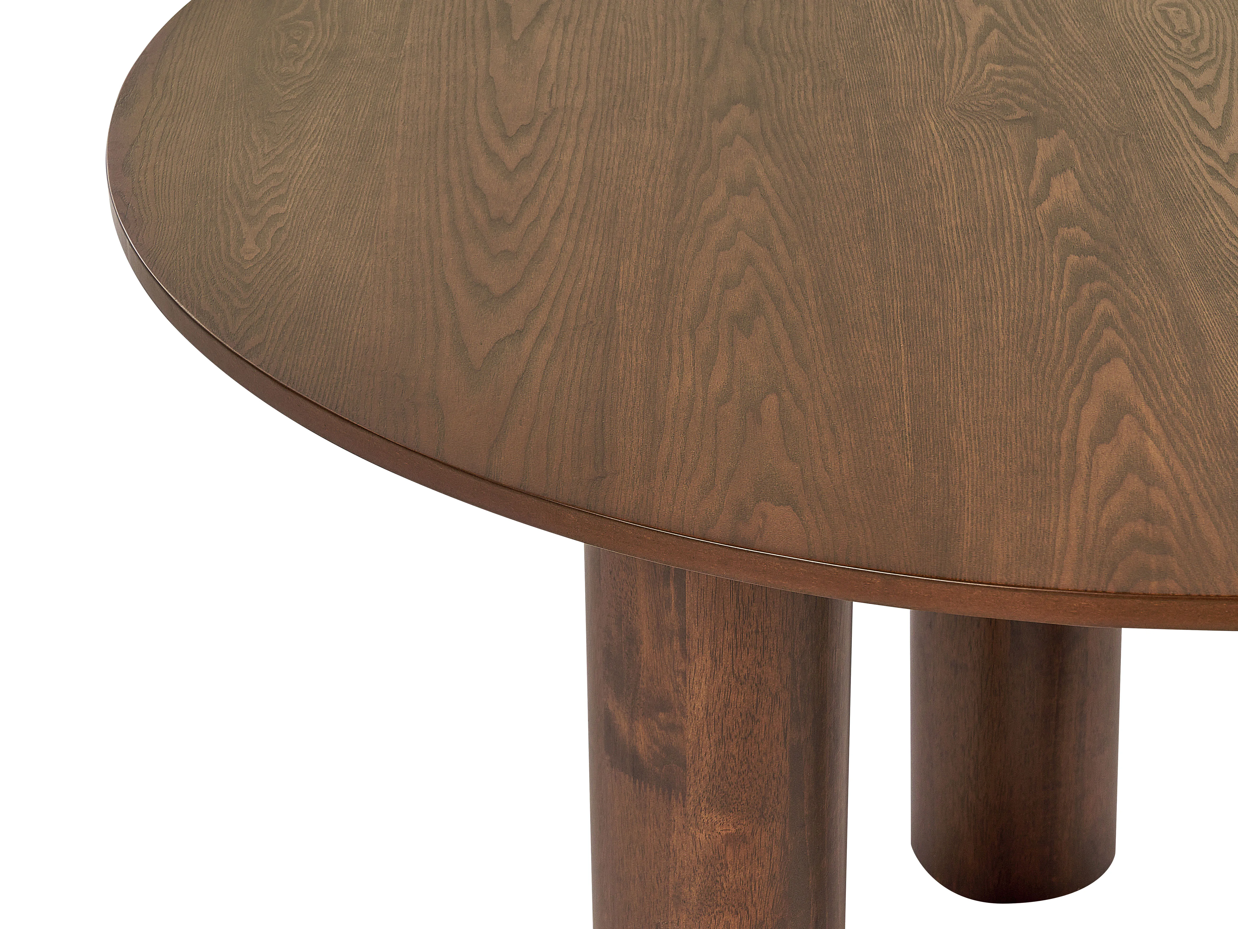 Eettafel ORIN Donker essenhout 120 cm 120 cm