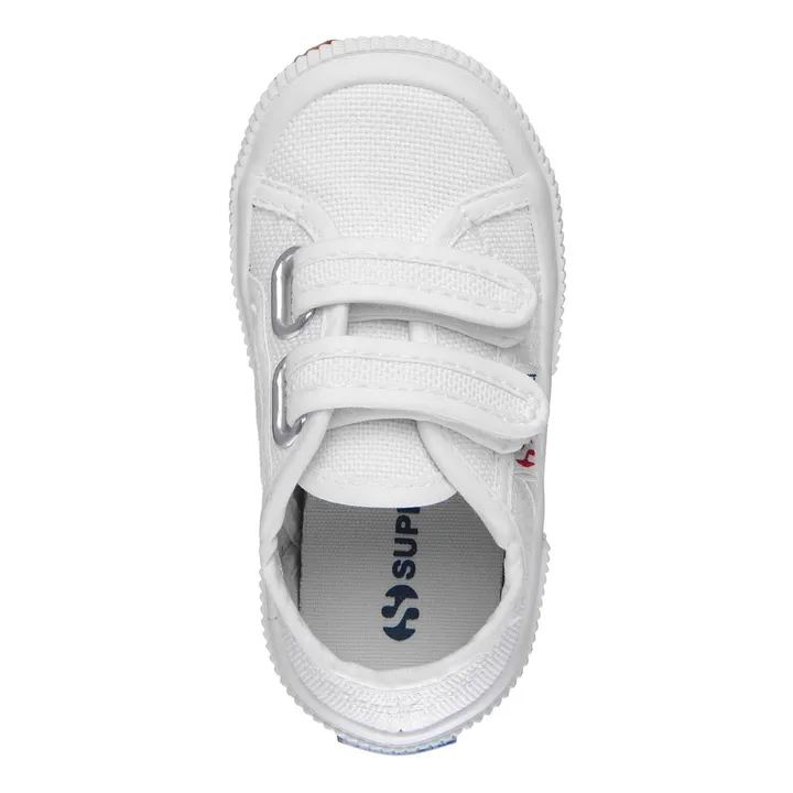 Superga Baskets Scratchs Coton Basse | Blanc