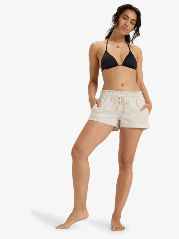 Oceanside Short de plage Beige Femme