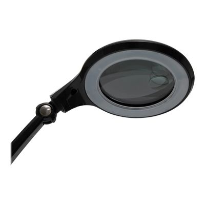 MAULiris - Lampe loupe à Led - 10 cm diamètre - agrandissement : 1.75x - 7 W - noir