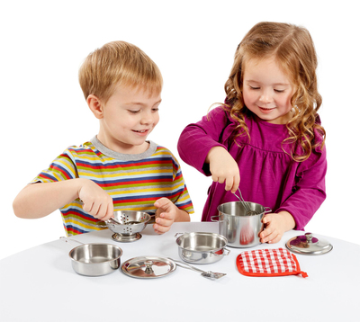 Junior Home Lekesett Gryter & panne 10 Deler